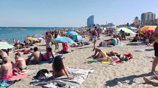 Beach Barceloneta????????Barcelona beach walk