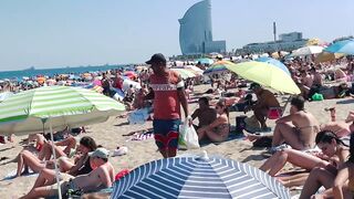 Beach Barceloneta????????Barcelona beach walk