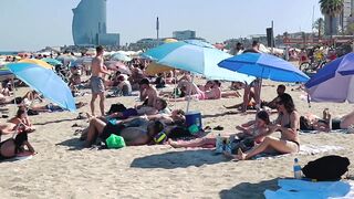 Beach Barceloneta????????Barcelona beach walk