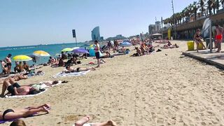 Beach Barceloneta????????Barcelona beach walk