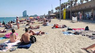 Beach Barceloneta????????Barcelona beach walk