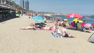 Beach Barceloneta????????Barcelona beach walk