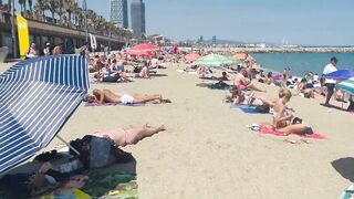 Beach Barceloneta????????Barcelona beach walk