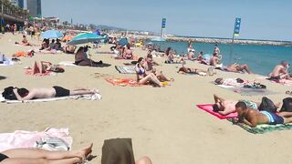 Beach Barceloneta????????Barcelona beach walk