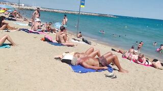 Beach Barceloneta????????Barcelona beach walk