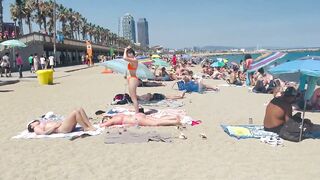 Beach Barceloneta????????Barcelona beach walk