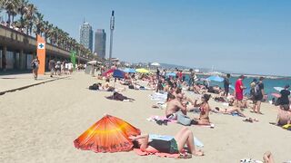 Beach Barceloneta????????Barcelona beach walk