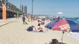 Beach Barceloneta????????Barcelona beach walk