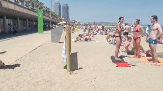 Beach Barceloneta????????Barcelona beach walk