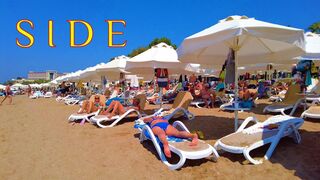 ANTALYA SIDE Promenade & Beach SANDY BEACH Hotel ???????? TURKIYE #turkey #side #antalya #beach