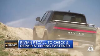 Rivian recalls nearly all delivered models over steering issue