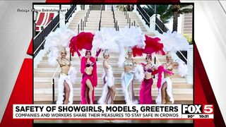 Showgirls and models: The show must go on, with safety in mind