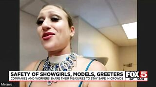 Showgirls and models: The show must go on, with safety in mind