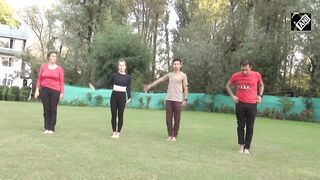 Singaporean trainers promote Yoga in Kashmir valley