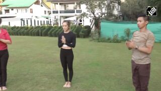 Singaporean trainers promote Yoga in Kashmir valley