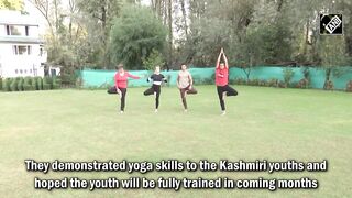 Singaporean trainers promote Yoga in Kashmir valley