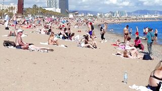 Barcelona beach walk ????????beach Sant Miquel