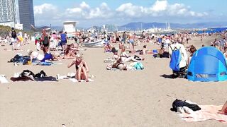 Barcelona beach walk ????????beach Sant Miquel