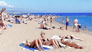 Barcelona beach walk ????????beach Sant Miquel