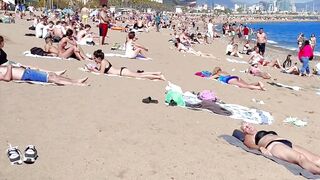 Barcelona beach walk ????????beach Sant Miquel