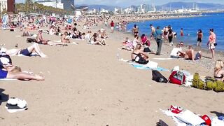 Barcelona beach walk ????????beach Sant Miquel