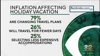 Inflation impacting holiday travel decisions