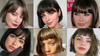 Very Gorgeous Fine Bob haircuts With Bangs || Fine Bob hairstyles for Models Viral Images