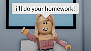 When your mom helps you with homework (meme) ROBLOX