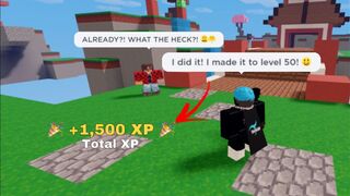 How To Get Almost 1,500 XP For Every 2 Minute Match! ???????? (Roblox Bedwars)