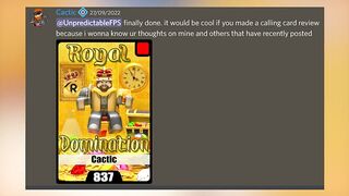 *ARSENAL CALLING CARD WINNERS?* (Roblox Arsenal)