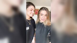 wlw lesbian couples TikTok compilation #90