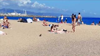 Beach Barceloneta????????Barcelona beach walk