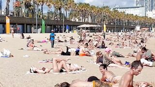 Beach Barceloneta????????Barcelona beach walk