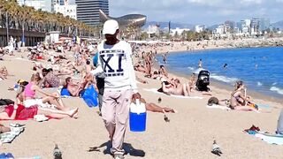 Beach Barceloneta????????Barcelona beach walk