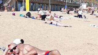 Beach Barceloneta????????Barcelona beach walk