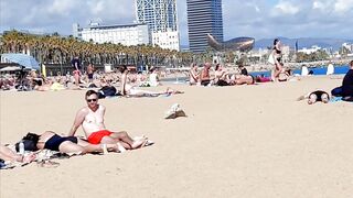 Beach Barceloneta????????Barcelona beach walk