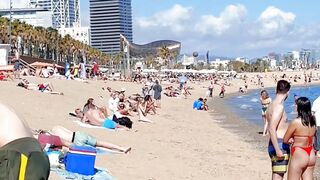 Beach Barceloneta????????Barcelona beach walk