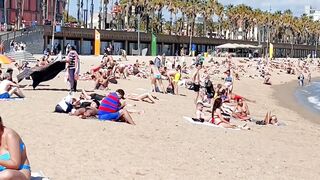 Beach Barceloneta????????Barcelona beach walk