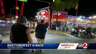 Daytona Beach Biketoberfest in full swing