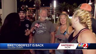 Daytona Beach Biketoberfest in full swing