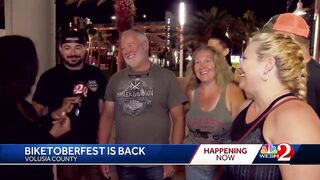 Daytona Beach Biketoberfest in full swing