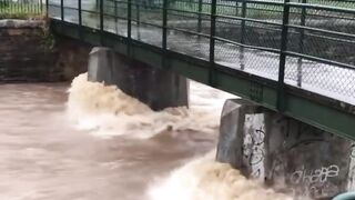 The wrath of nature hit Australia! River stream flooded the city of Bendigo, Victoria