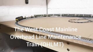 Bee's Hill Models & West Coast Models - N Gauge West Coast Mainline Overhead Line Maintenance Train.