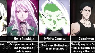 How to Beat Immortal Anime Characters