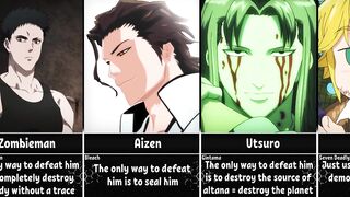 How to Beat Immortal Anime Characters