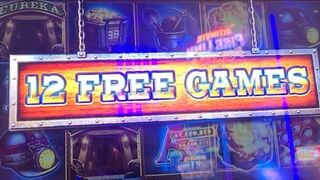 EUREKA 12 FREE GAMES $125 BET