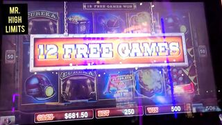 EUREKA 12 FREE GAMES $125 BET