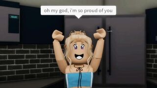 When you lie about getting an A+ (meme) ROBLOX