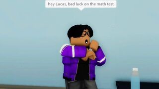 When you lie about getting an A+ (meme) ROBLOX