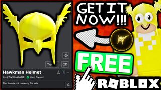 FREE ACCESSORY! HOW TO GET Black Adam Hawkman Helmet! (ROBLOX Black Adam ⚡ Experience)